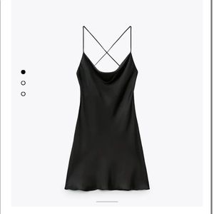 Zara Short Satin Dress